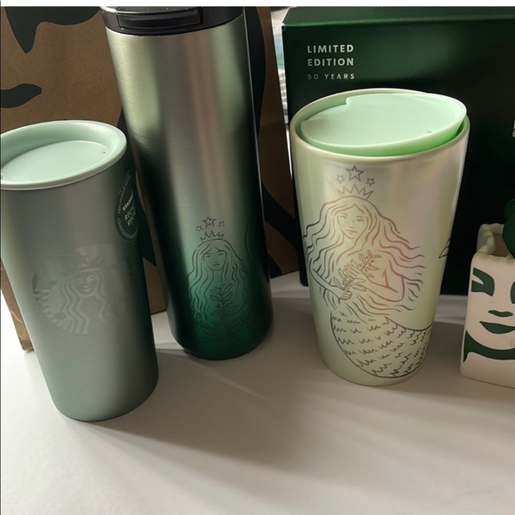 NWT Starbucks Colorful Metallic Cup - Picture 5 of 8